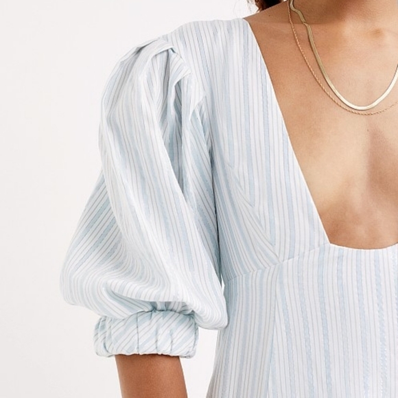 For Love And Lemons Leslie Pinstripe Mini Dress - Picture 3 of 7